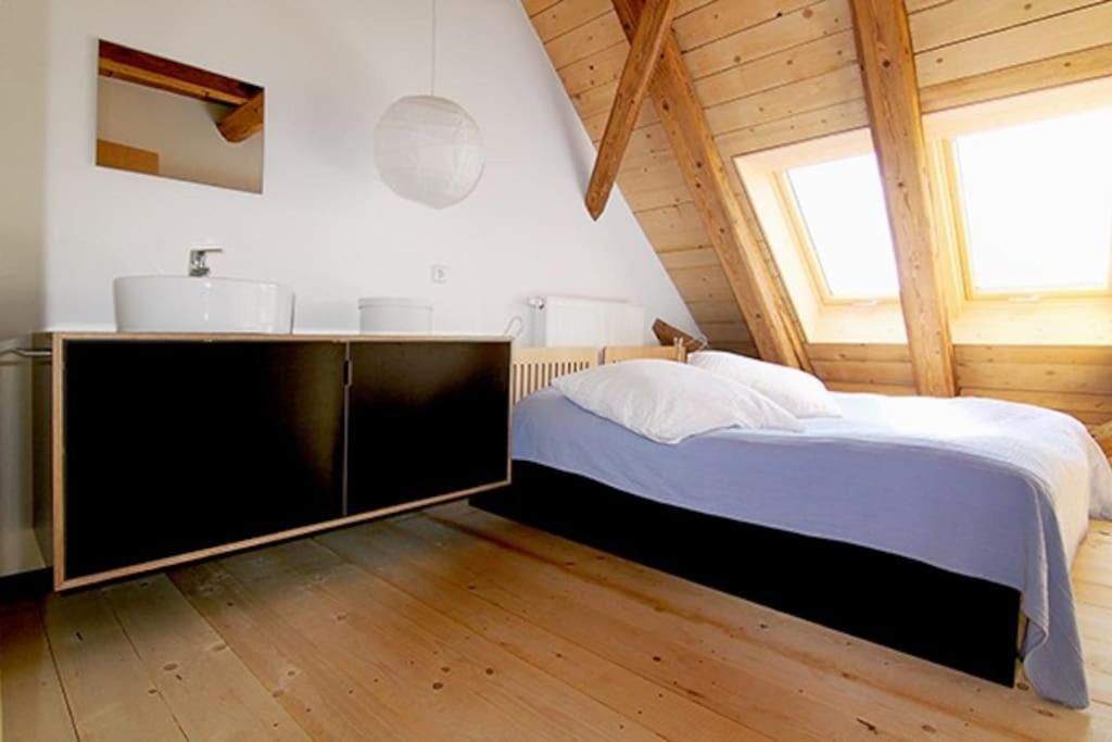 Ferienwohnung Alte Scheune ショップハイム エクステリア 写真