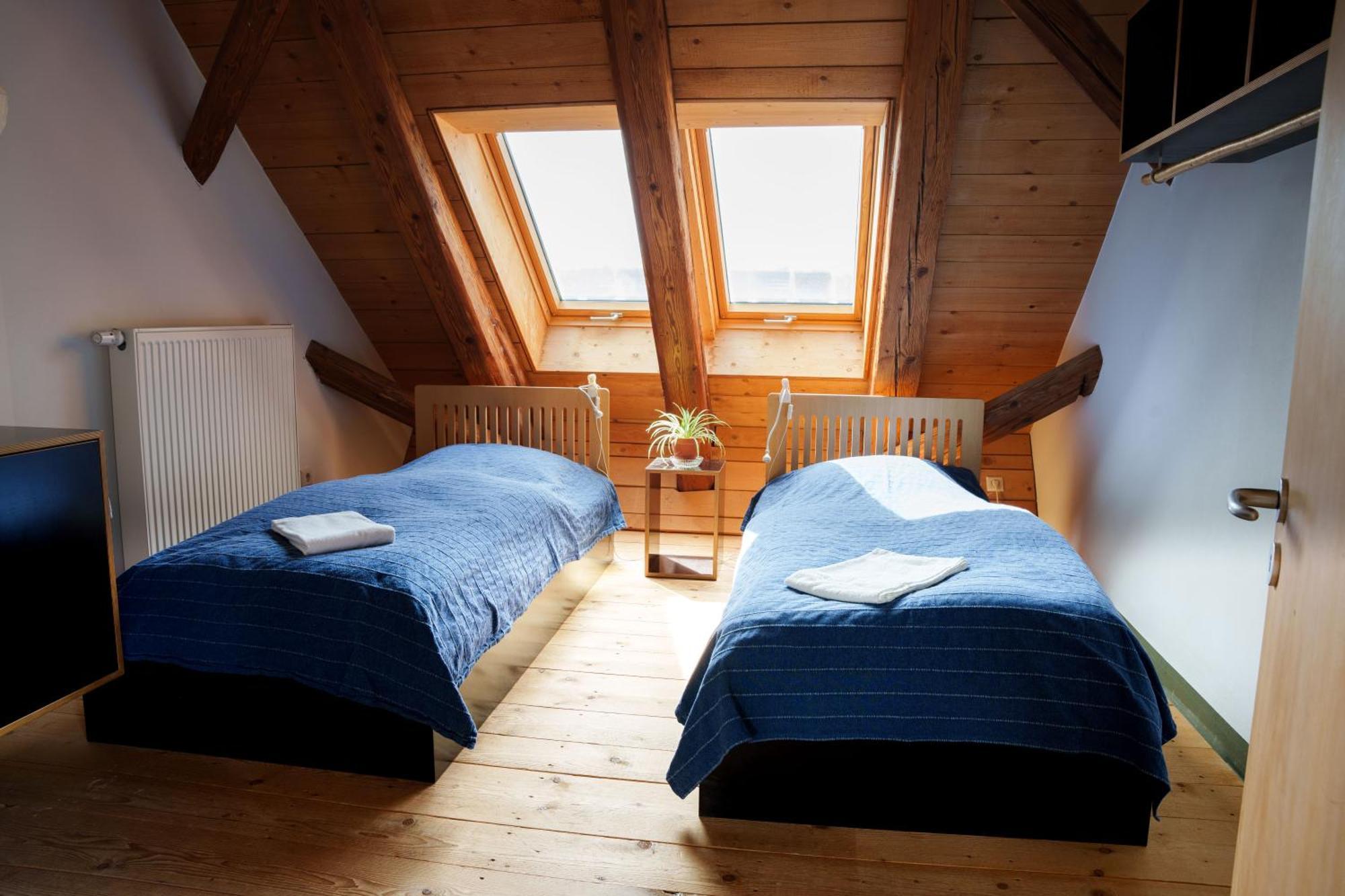 Ferienwohnung Alte Scheune ショップハイム エクステリア 写真