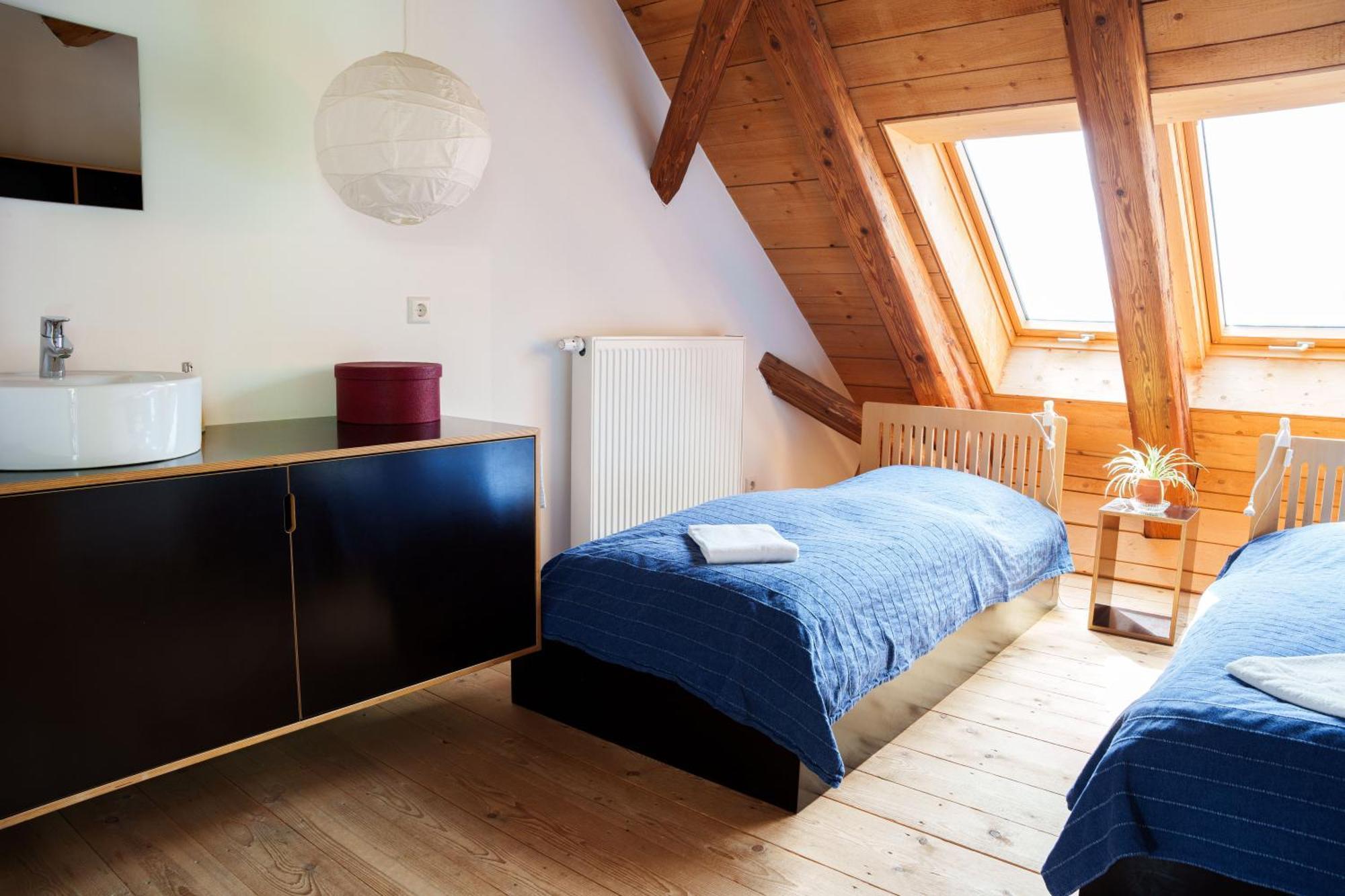 Ferienwohnung Alte Scheune ショップハイム エクステリア 写真