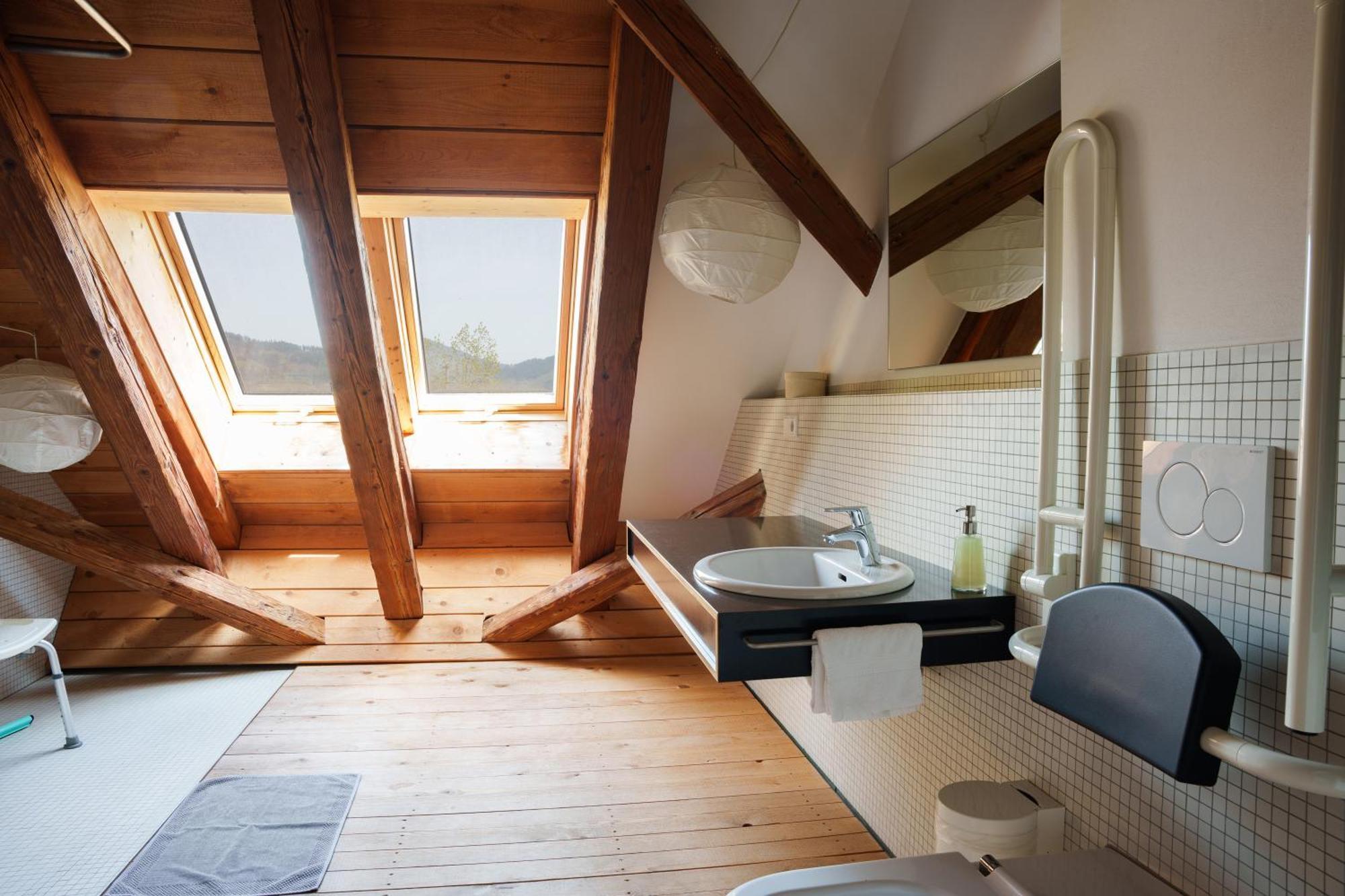 Ferienwohnung Alte Scheune ショップハイム エクステリア 写真